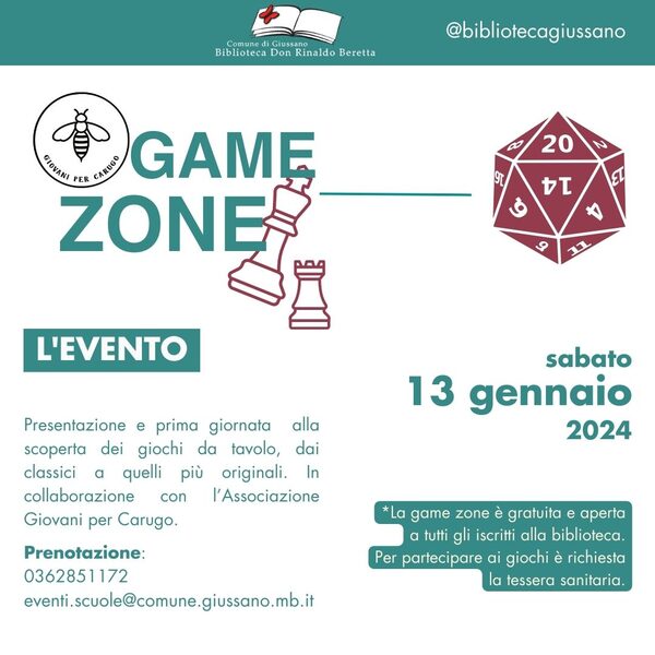 Biblioteca in gioco: da gennaio nasce la Gaming Zone