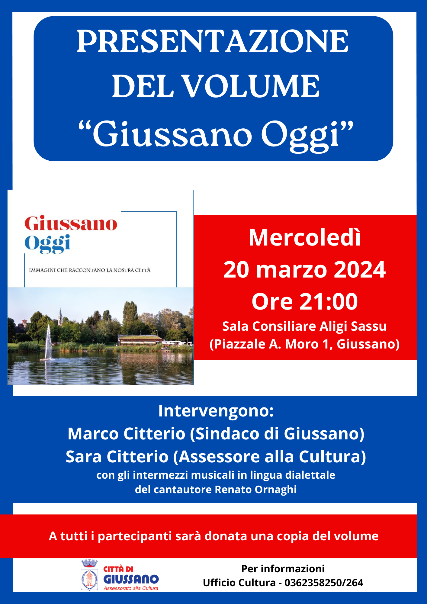 Presentazione del libro “Giussano Oggi – Immagini che raccontano la nostra città”